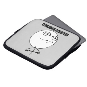 Challenge Accepted Laptop Sleeve