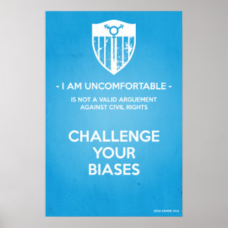 Challenge Your Biases Poster