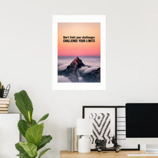 Challenge Your Limits - Motivational Poster