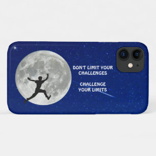 Challenge your limits motivational quote iPhone 11 case