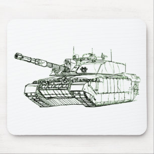 Challenger 2 MBT Mouse Pad