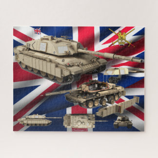 Challenger 2 tank jigsaw puzzle