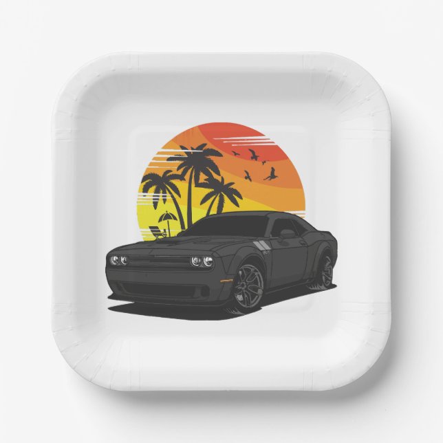 Challenger Paper Plate (Front)