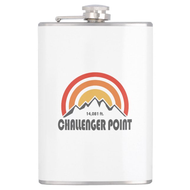 Challenger Point Hip Flask (Front)
