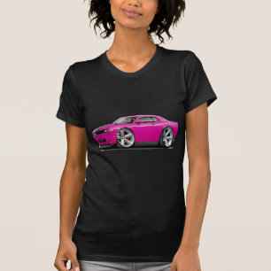 Challenger SRT8 Fuschia-Black Car T-Shirt