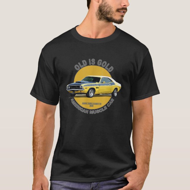 Challenger TA American Muscle Car 60s 70s T-Shirt (Front)