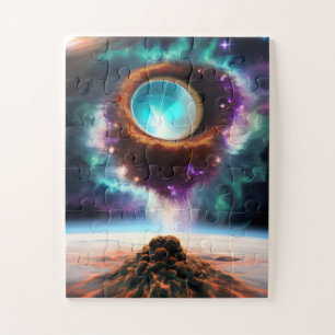 Challenging cosmic portal inside Milky Way galaxy Jigsaw Puzzle