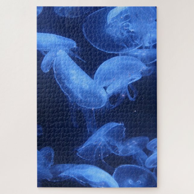 CHALLENGING Jellyfish Jigsaw Puzzle Ocean Animals (Vertical)