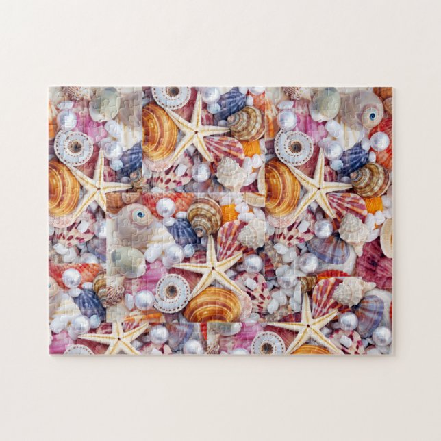 Challenging multi-Seashells puzzle (Horizontal)