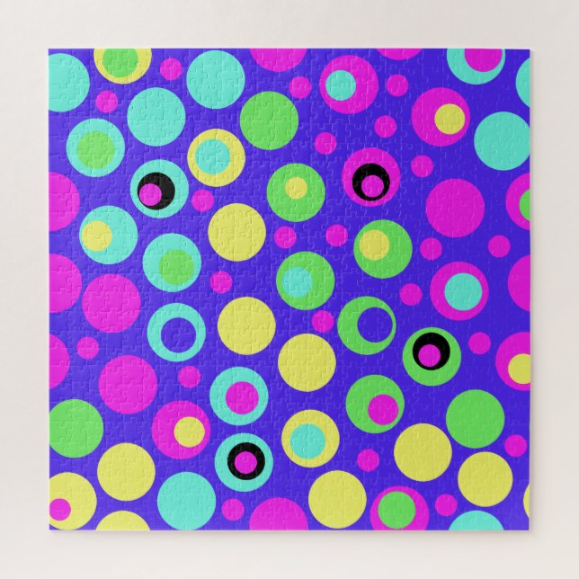 Challenging Polka Dot Puzzle (Vertical)