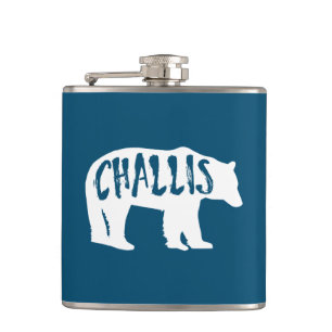 Challis Idaho Bear Hip Flask