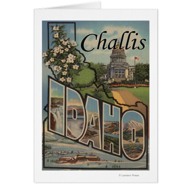 Challis, Idaho - Large Letter Scenes (Front)