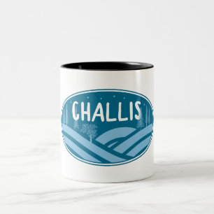 Challis Idaho Outdoors Two-Tone Coffee Mug