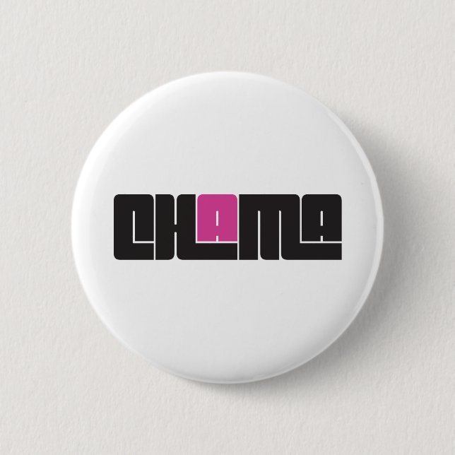 Chama 6 Cm Round Badge (Front)