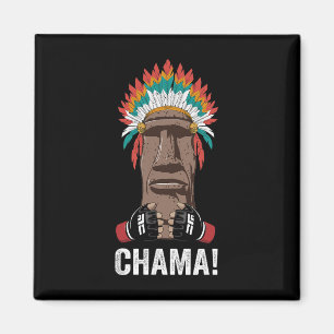 Chama Fighter Mma Fan Jjb Boxing Muay Thai Kickbox Magnet