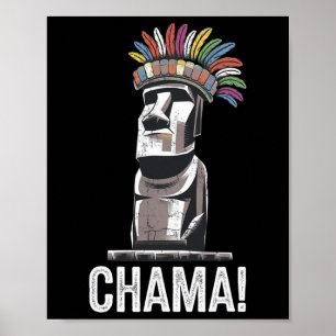Chama Paotan Mma Fan Jjb Boxing Muay Thai Kickboxi Poster