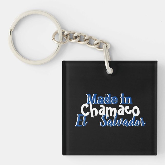 Chamaco Funny Latinos Essential Spanish Sayings Key Ring (Front)