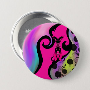 Chamalion 7.5 Cm Round Badge
