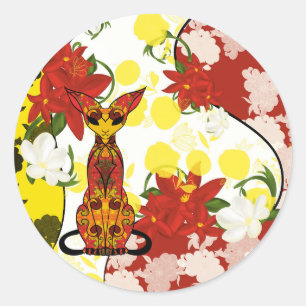 Chamalion Classic Round Sticker