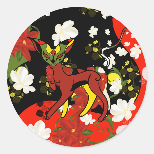 Chamalion Classic Round Sticker (Front)