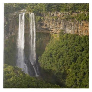 Chamarel Waterfall-highest on Mauritius, over Ceramic Tile