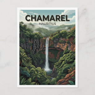 Chamarel Waterfall Mauritius Postcard