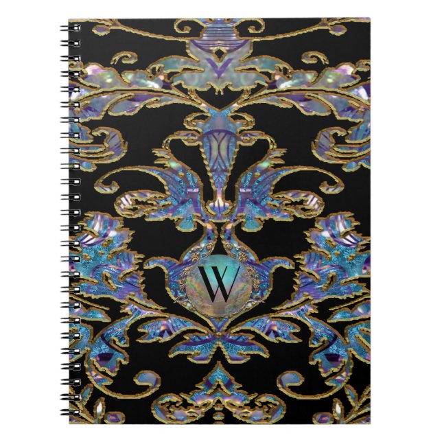 Chambault Damask Notebook (Front)