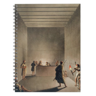 Chamber and Sarcophagus in the Great Pyramid of Gi Notebook