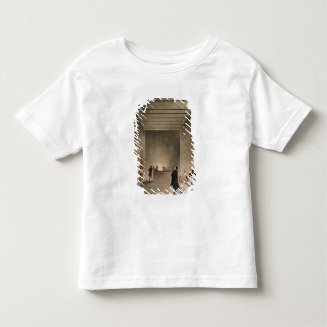 Chamber and Sarcophagus in the Great Pyramid of Gi Toddler T-Shirt (Front)