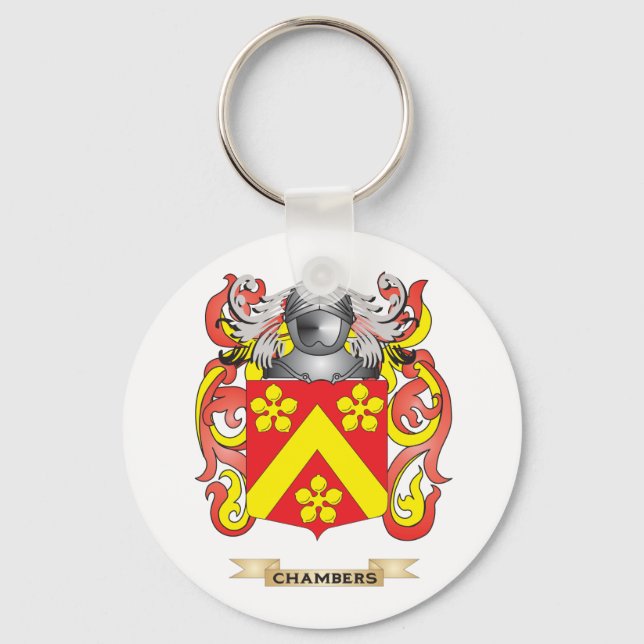 Chambers Coat of Arms Key Ring (Front)