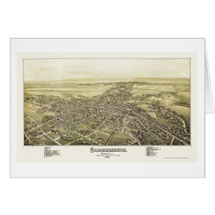 Chambersburg, PA Panoramic Map - 1894