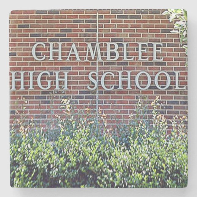 Chamblee High School, Georgia, Marble Coasters (Front)