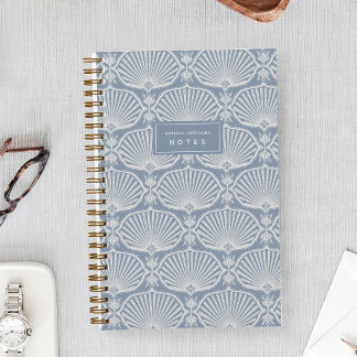 Chambray Blue | Deco Fans Personalised Notebook