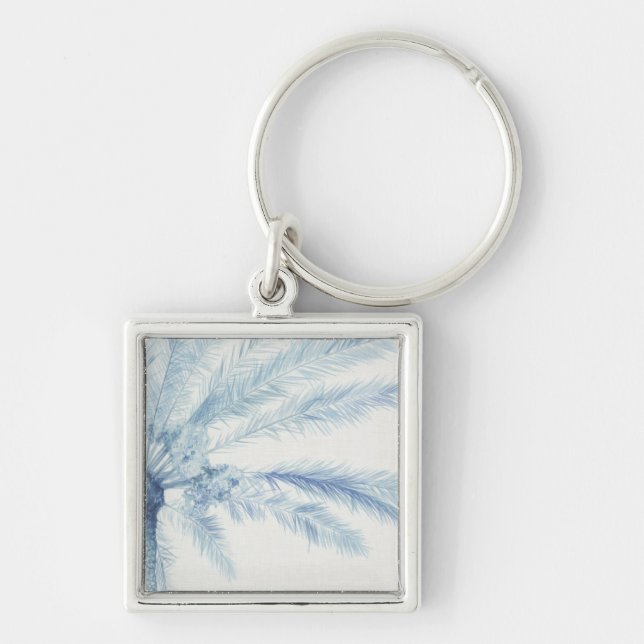 Chambray Palms II Key Ring (Front)