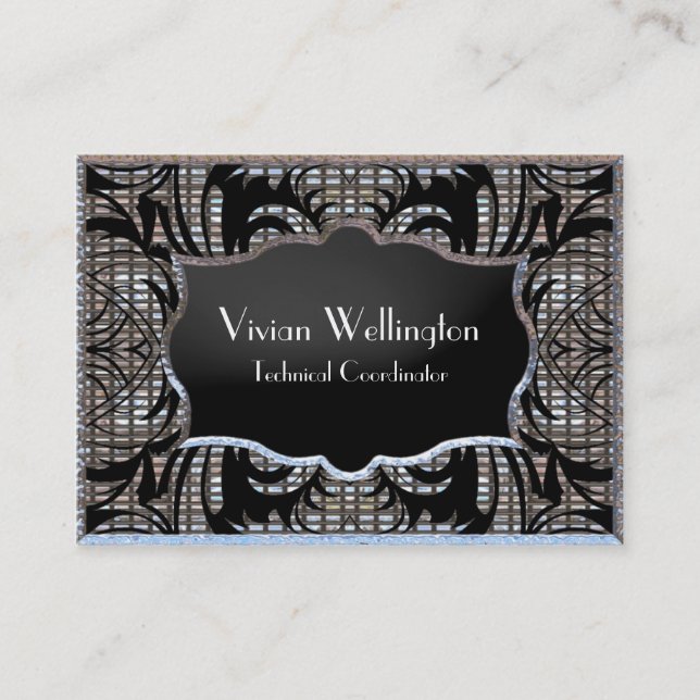 Chambre Elegant  Professional Business Card (Front)