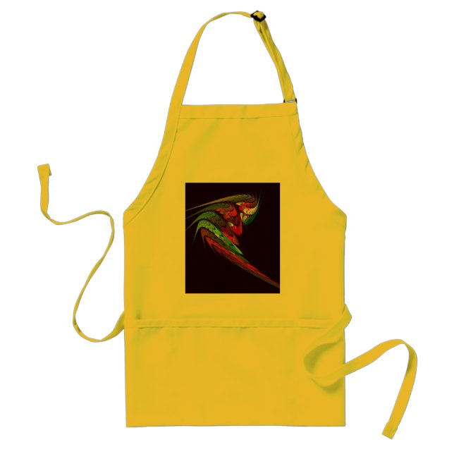 Chameleon Abstract Art Apron (Front)