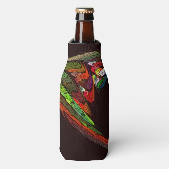 Chameleon Abstract Art Bottle Cooler (Bottle Front)