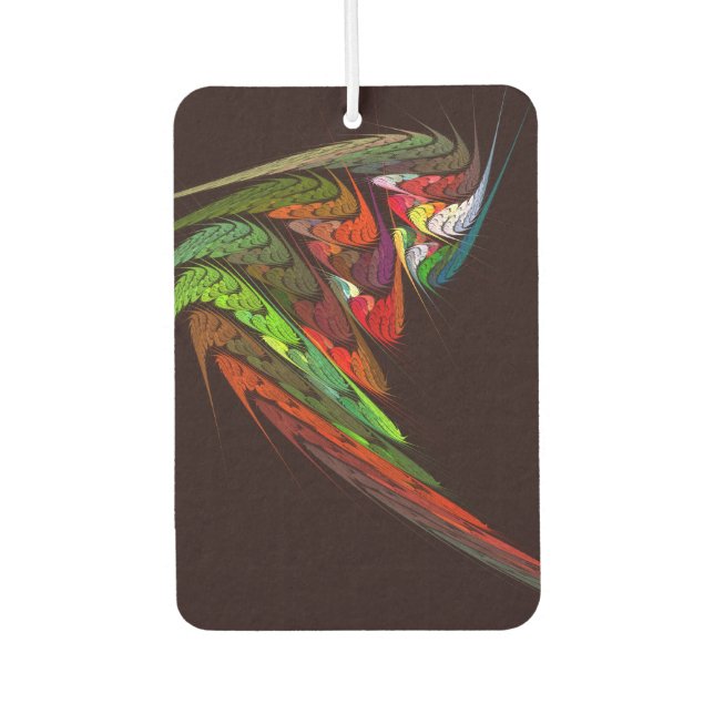 Chameleon Abstract Art Car Air Freshener (Front)