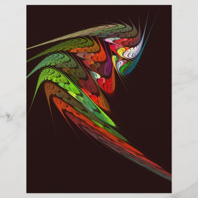 Chameleon Abstract Art Flyer (Front)