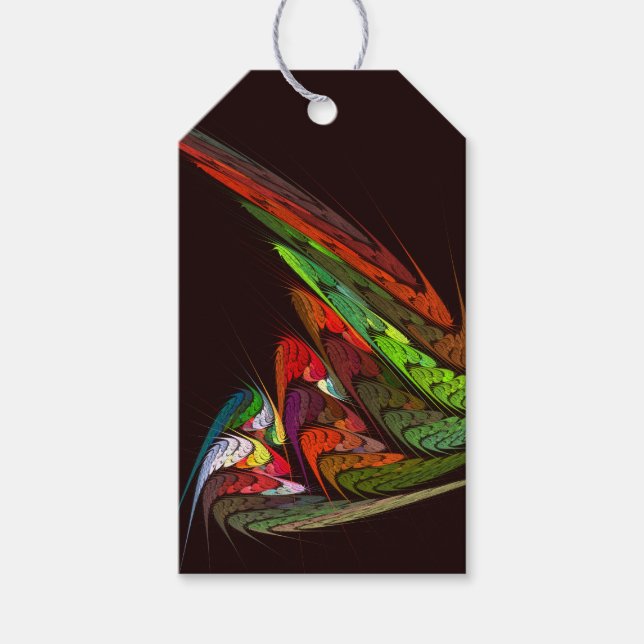 Chameleon Abstract Art Gift Tags (Front)
