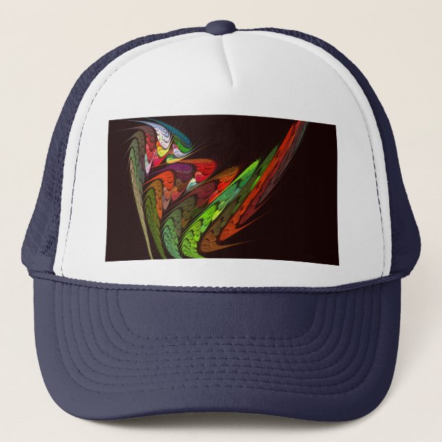 Chameleon Abstract Art Hat (Front)