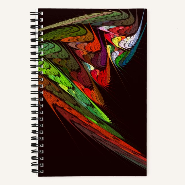 Chameleon Abstract Art Notebook (Front)