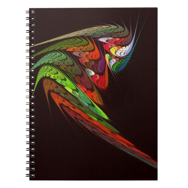 Chameleon Abstract Art Notebook (Front)