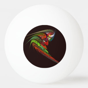 Chameleon Abstract Art Ping Pong Ball