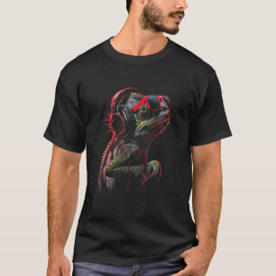Chameleon Animal Lover Terrarium Safari Headphone T-Shirt