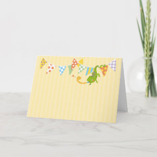Chameleon birthday card