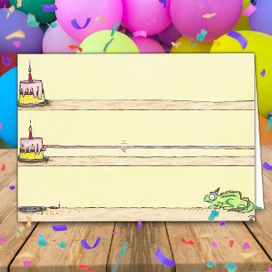 CHAMELEON BIRTHDAY greeting card by Nicole Janes