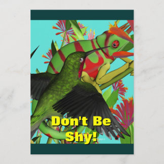 Chameleon Birthday Party Invite