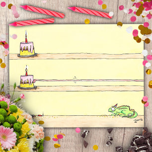 Chameleon Birthday Postcard