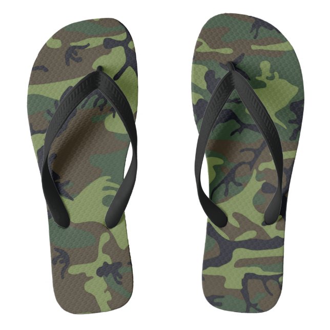 Chameleon Camo Thongs (Footbed)